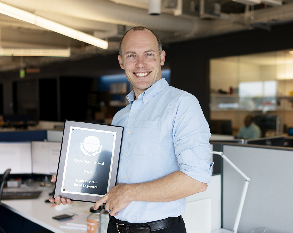 Jacob Knowles Wins Green Design Award BR+A Consulting Engineers
